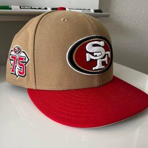 49ers Hat Club New Era 75th Anniversary cap 7 5/8